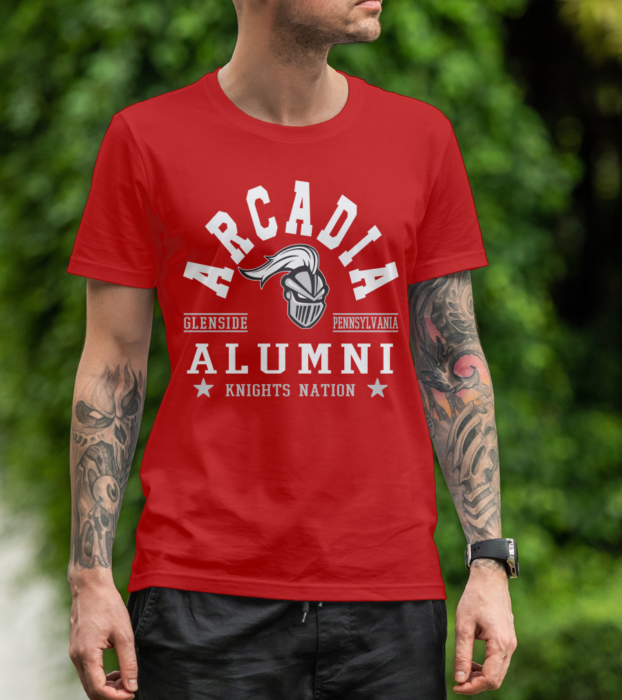 Arcadia Alumni Knights Nation Glenside Pennsylvania T-Shirt