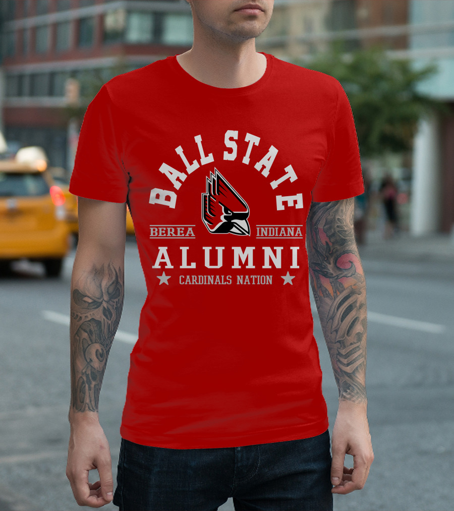 Ball State Alumni Berea Indiana Cardinals Nation T-Shirt