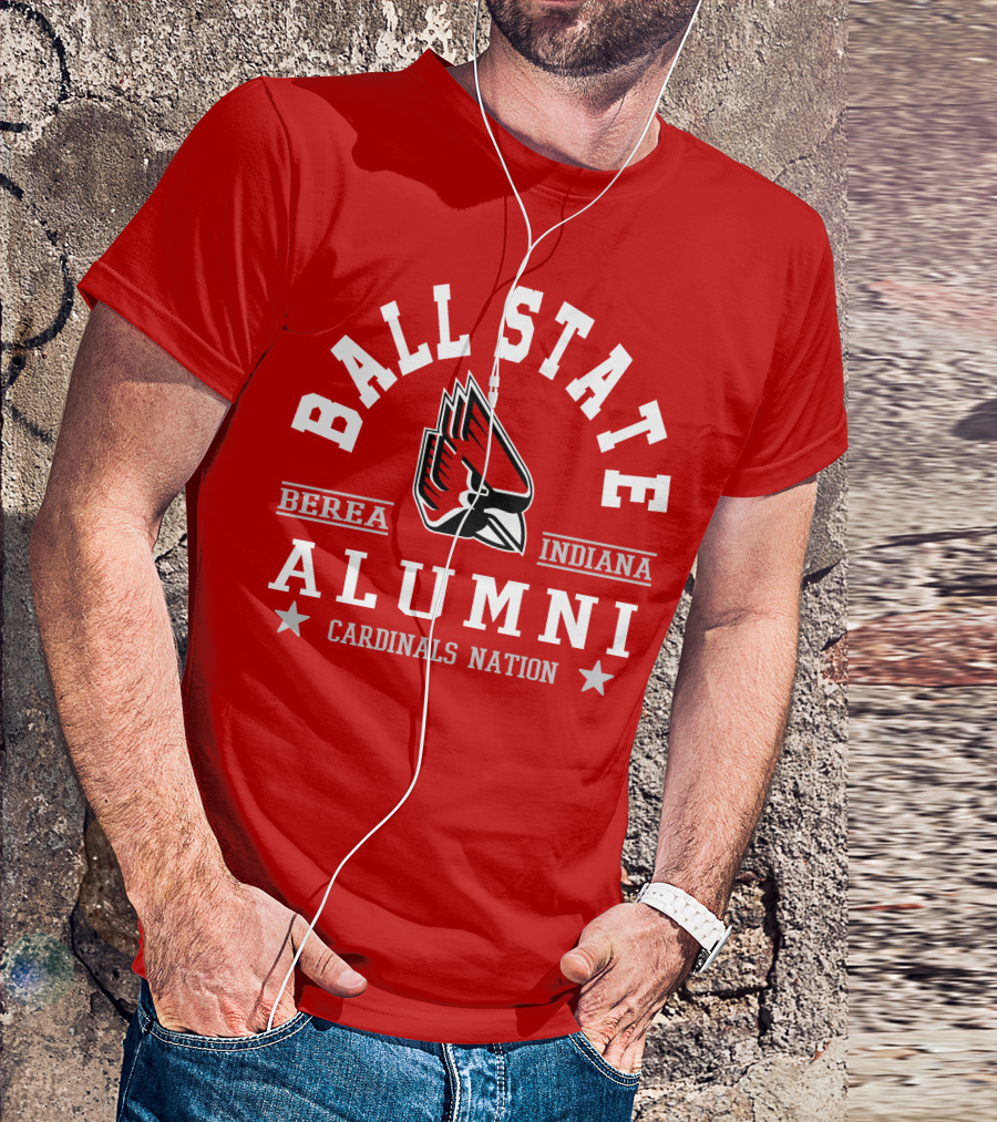 Ball State Alumni Berea Indiana Cardinals Nation T-Shirt
