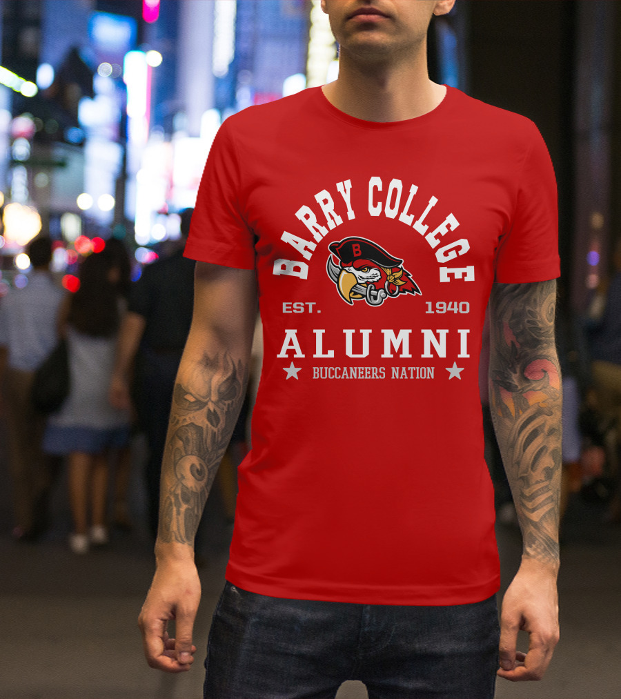 Barry College Alumni Buccaneers Nation Est. 1940 T-Shirt