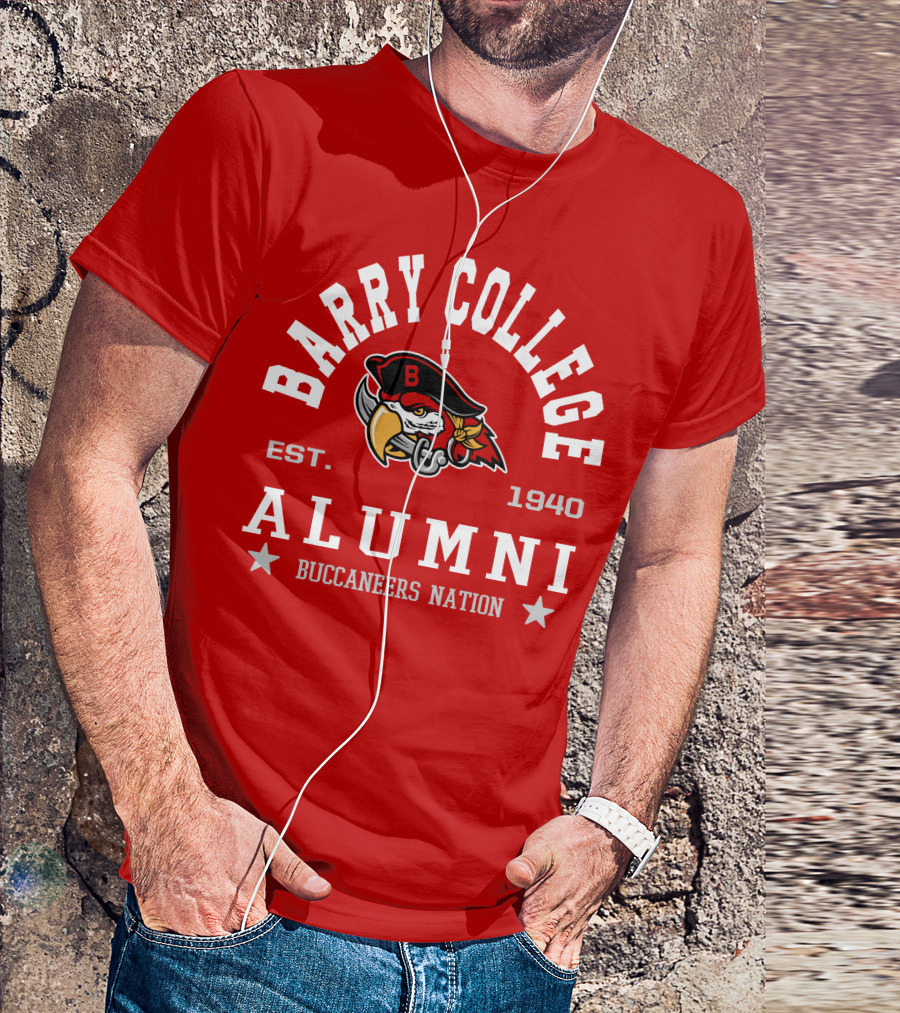 Barry College Alumni Buccaneers Nation Est. 1940 T-Shirt