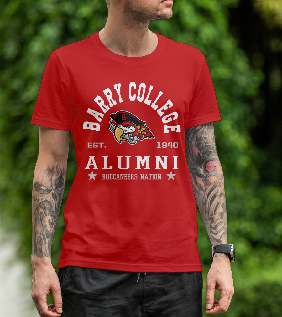 Barry College Alumni Buccaneers Nation Est. 1940 T-Shirt