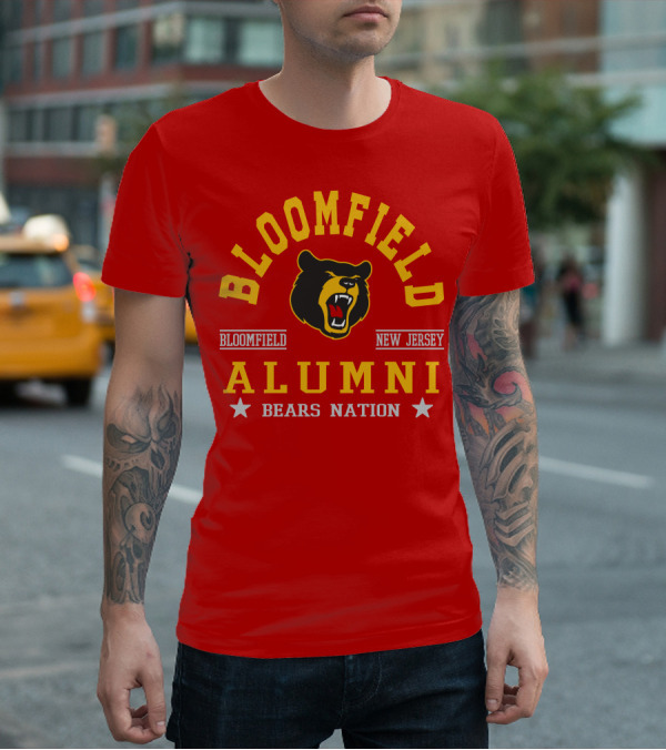 Bloomfield New Jersey Alumni Bears Nation T-Shirt