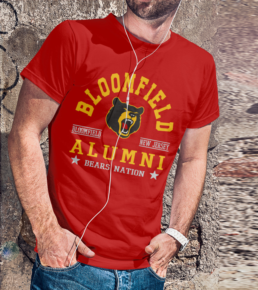 Bloomfield New Jersey Alumni Bears Nation T-Shirt