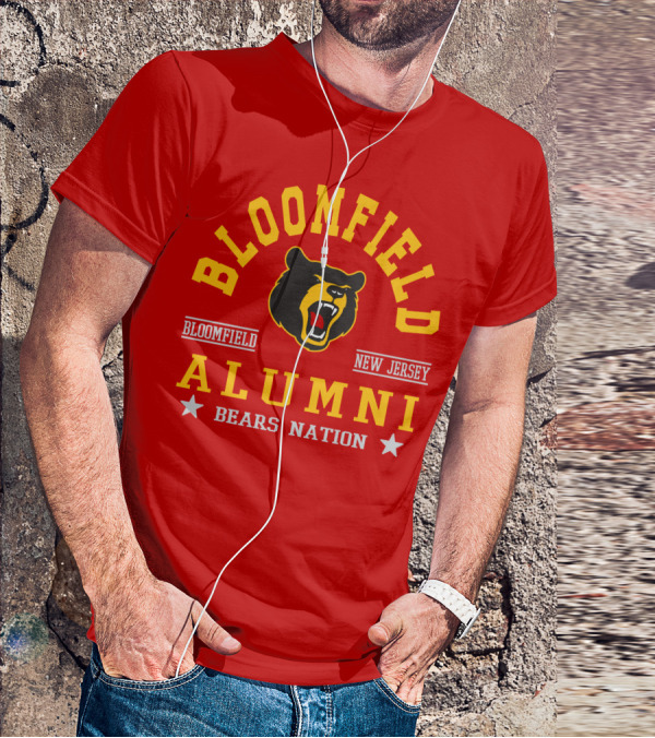Bloomfield New Jersey Alumni Bears Nation T-Shirt