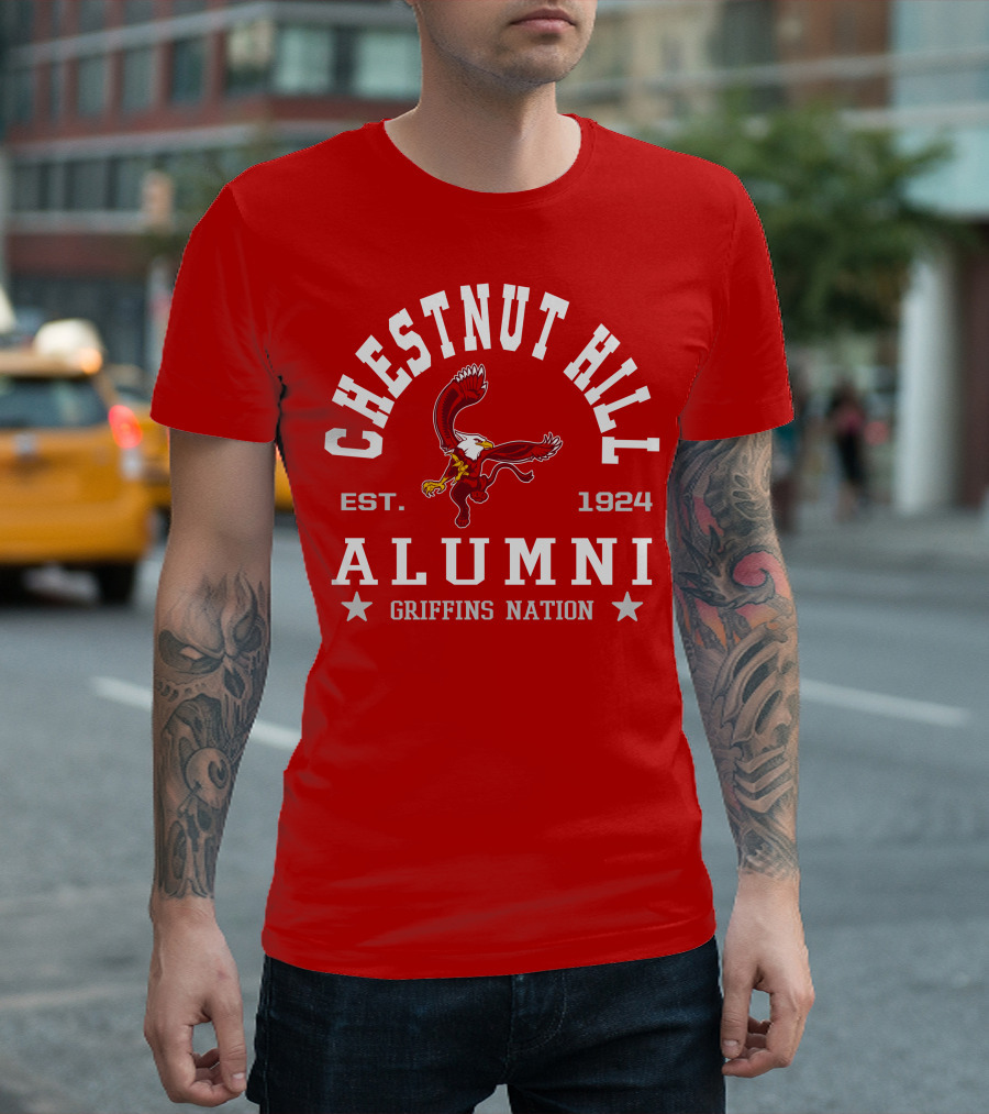Chestnut Hill Alumni Griffins Nation Est. 1924 T-Shirt