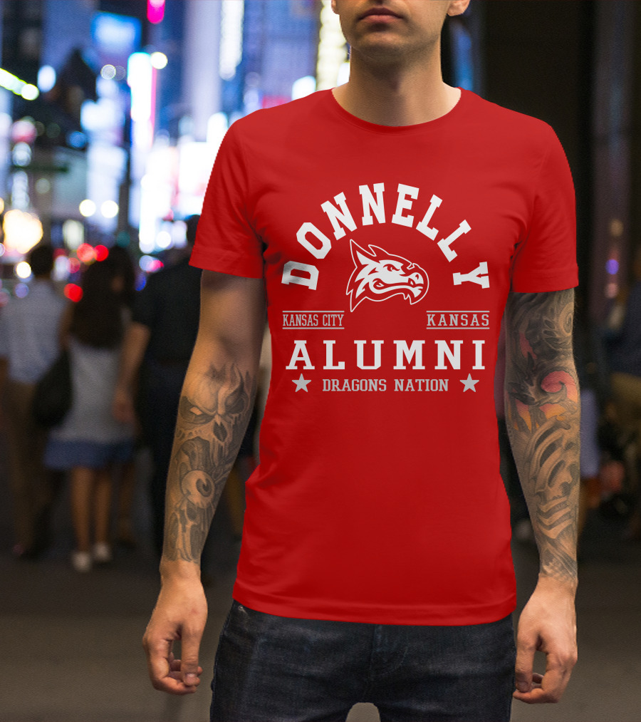 Donnelly Kansas City Kansas Alumni Dragons Nation T-Shirt