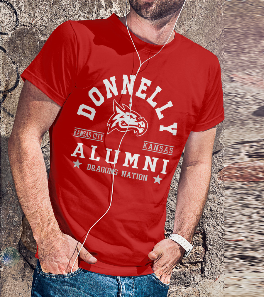Donnelly Kansas City Kansas Alumni Dragons Nation T-Shirt