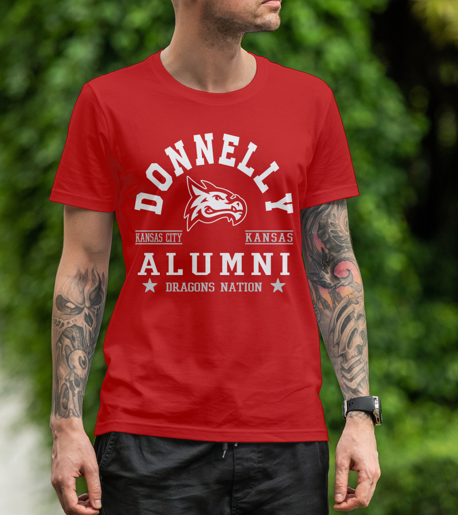 Donnelly Kansas City Kansas Alumni Dragons Nation T-Shirt
