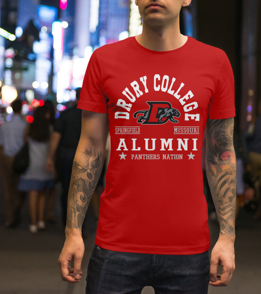 Drury College Springfield Missouri Alumni Panthers Nation T-Shirt