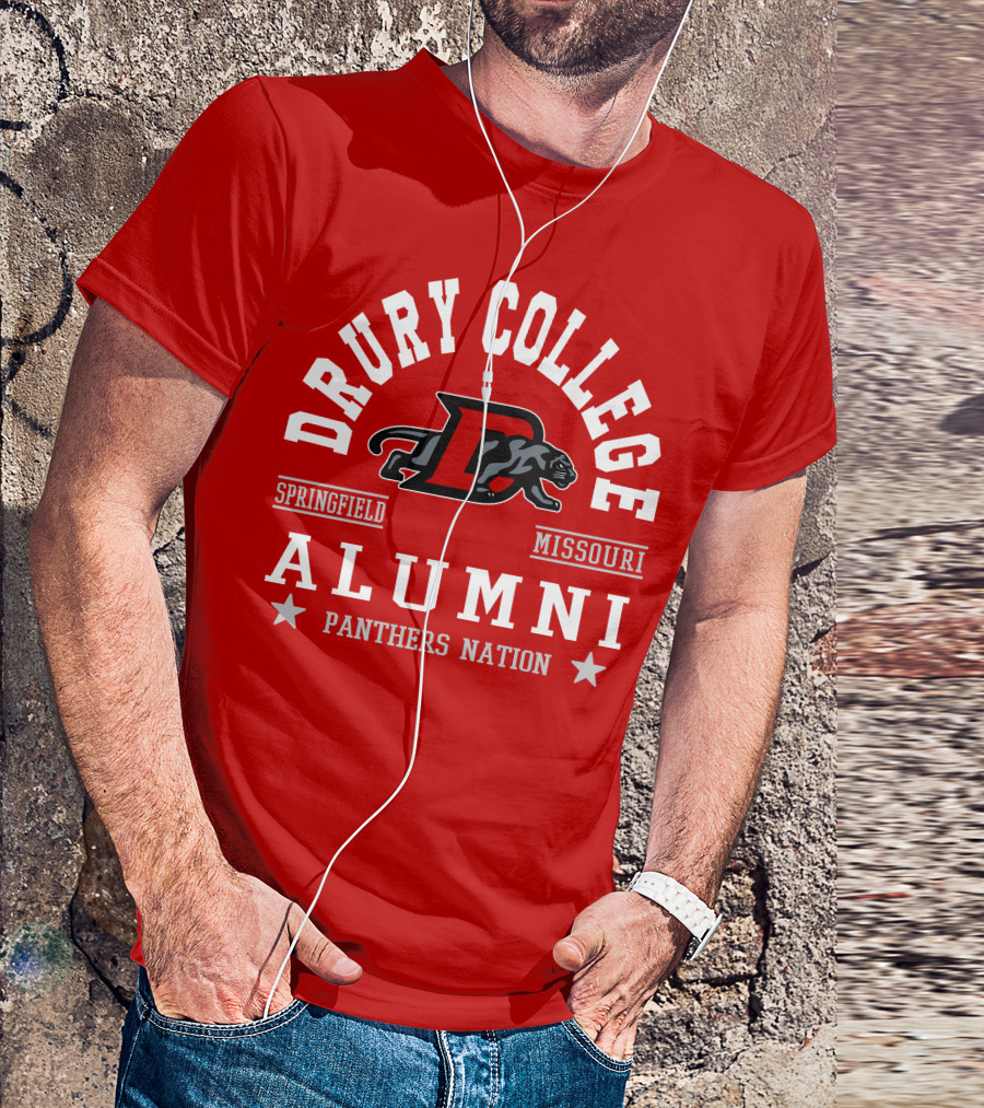 Drury College Springfield Missouri Alumni Panthers Nation T-Shirt