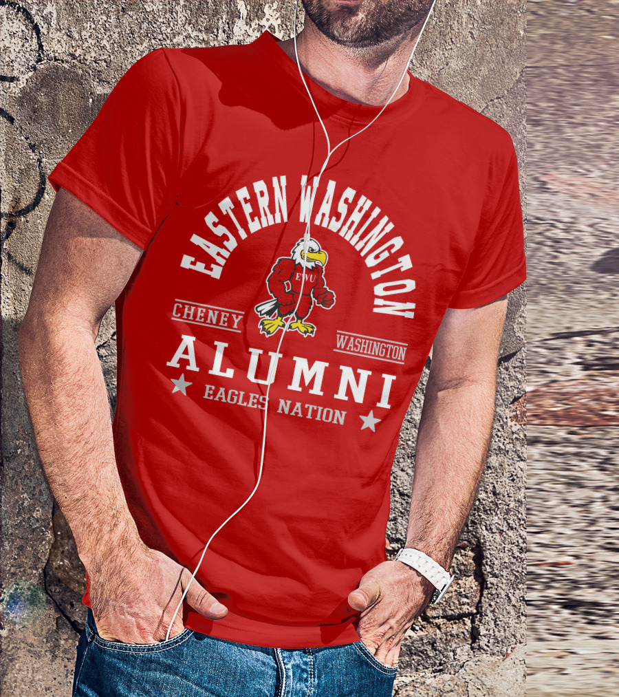 Eastern Washington University Alumni Eagles Nation Cheney Washington T-Shirt