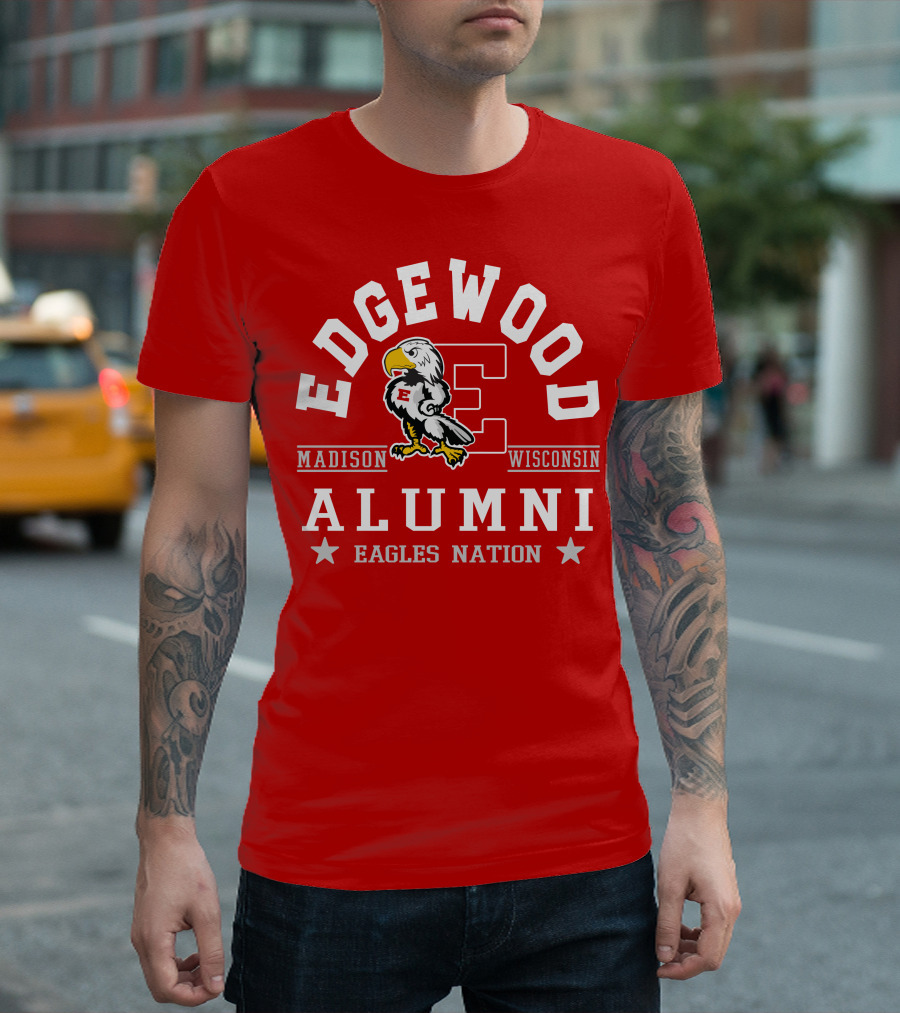 Edgewood College Madison Wisconsin Alumni Eagles Nation T-Shirt