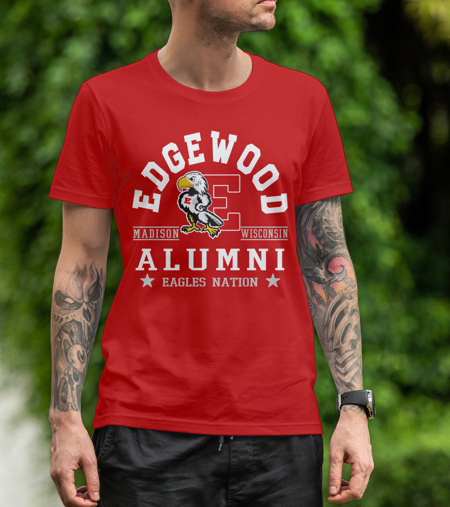 Edgewood College Madison Wisconsin Alumni Eagles Nation T-Shirt