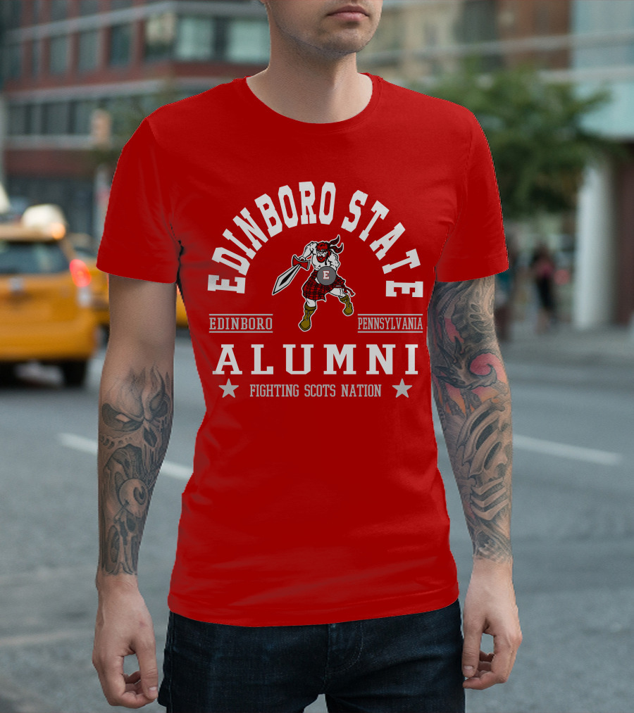 Edinboro State Alumni Fighting Scots Nation Pennsylvania T-Shirt