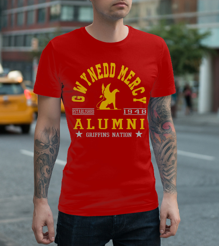 GWYNEDD MERCY ALUMNI ESTABLISHED 1948 GRIFFINS NATION T-Shirt