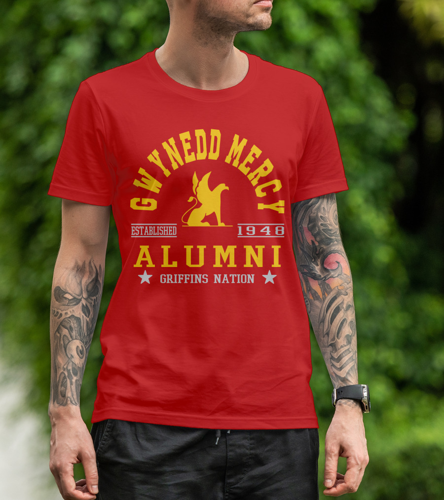 GWYNEDD MERCY ALUMNI ESTABLISHED 1948 GRIFFINS NATION T-Shirt