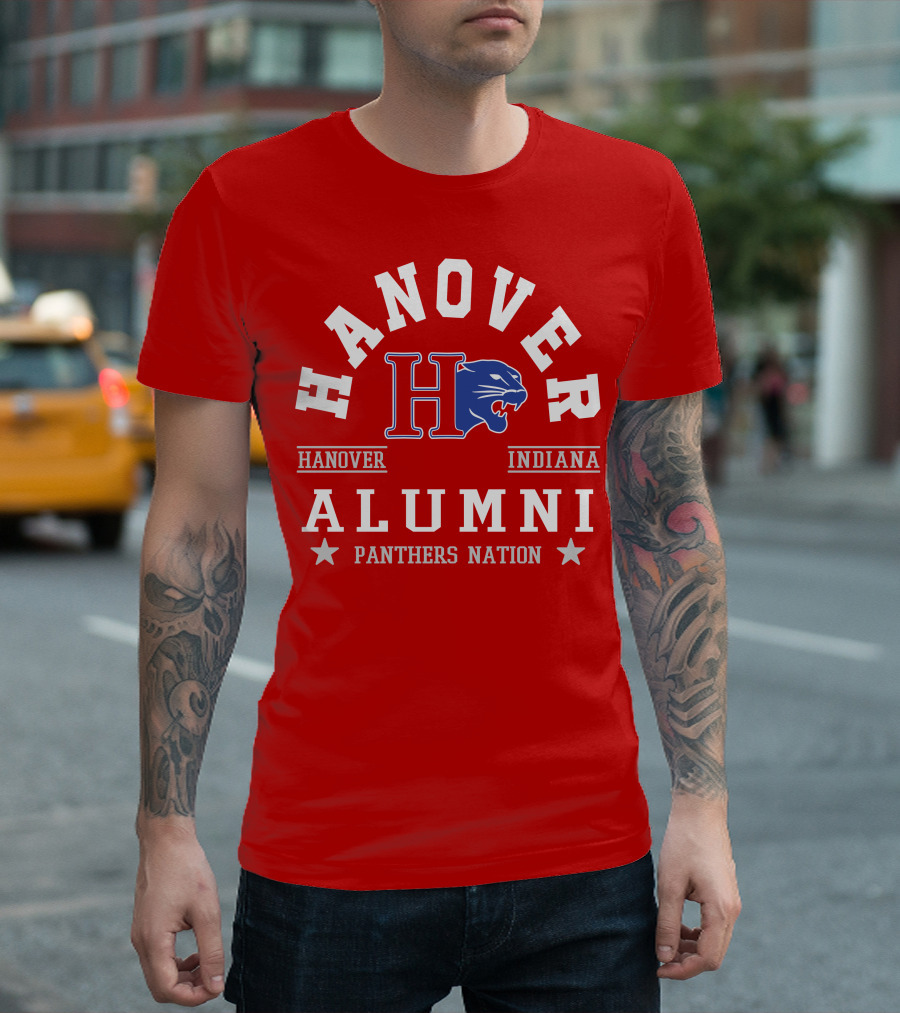 Hanover Indiana Alumni Panthers Nation T-Shirt