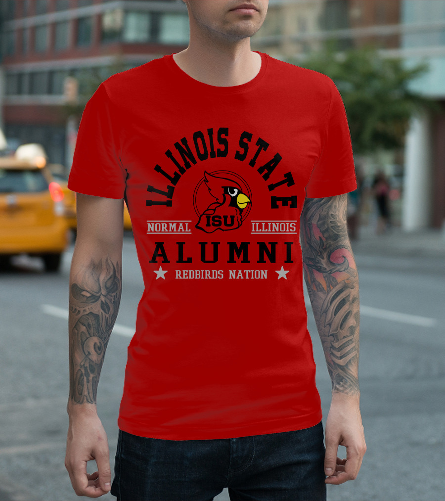 Illinois State Alumni Redbirds Nation Normal Illinois ISU T-Shirt
