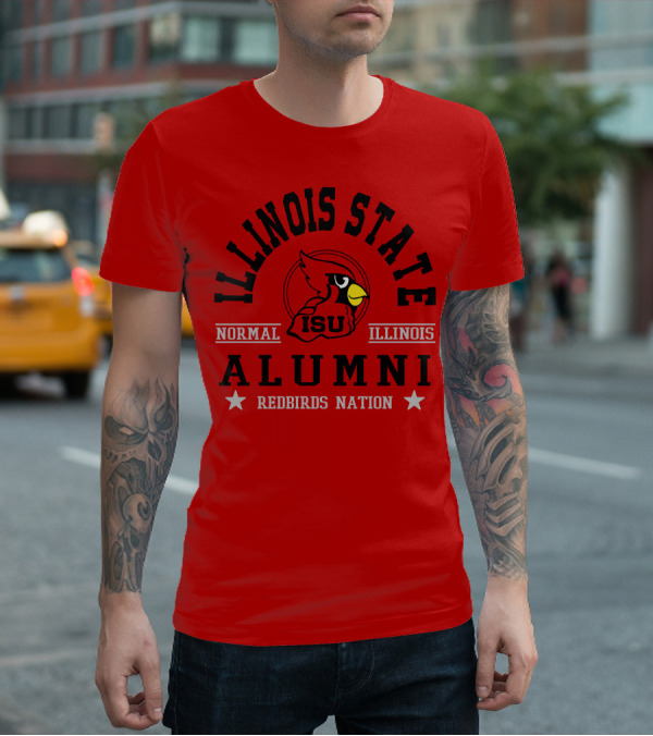 Illinois State Alumni Redbirds Nation Normal Illinois ISU T-Shirt