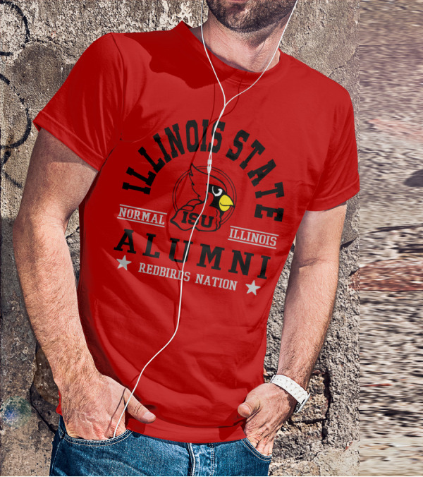 Illinois State Alumni Redbirds Nation Normal Illinois ISU T-Shirt