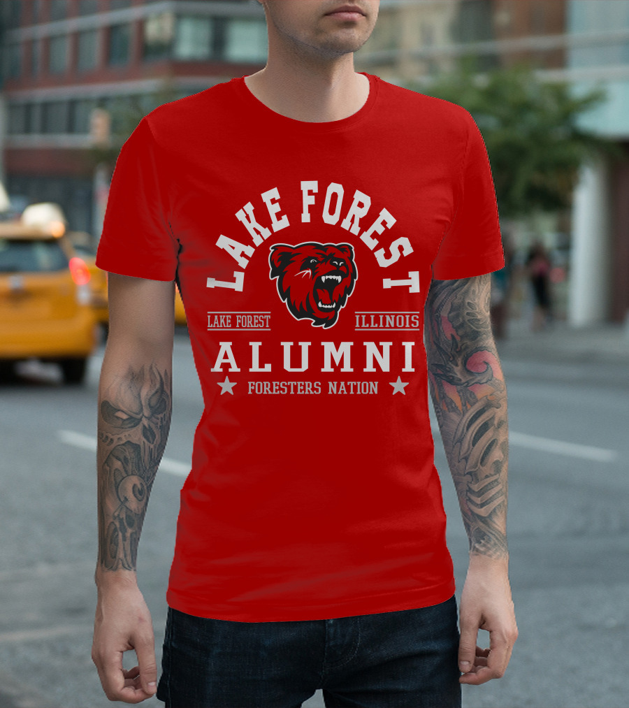Lake Forest Illinois Alumni Foresters Nation T-Shirt