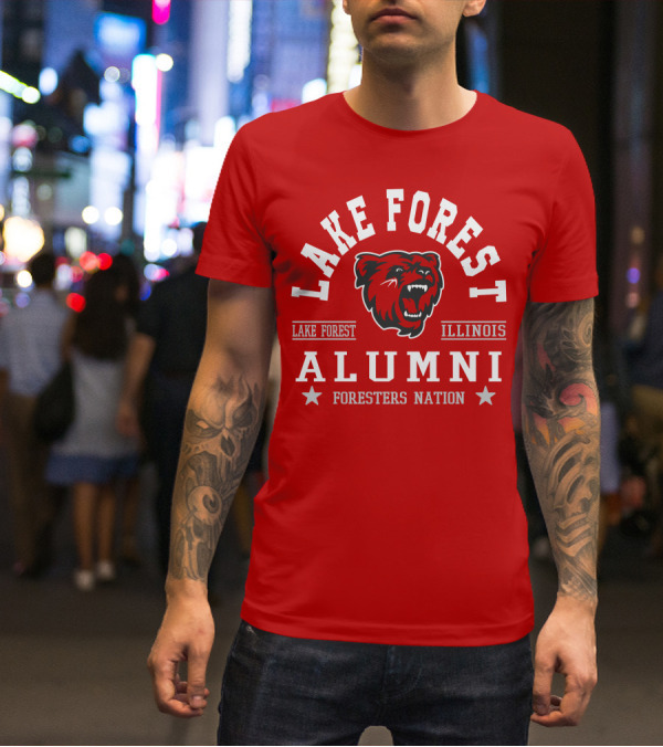 Lake Forest Illinois Alumni Foresters Nation T-Shirt
