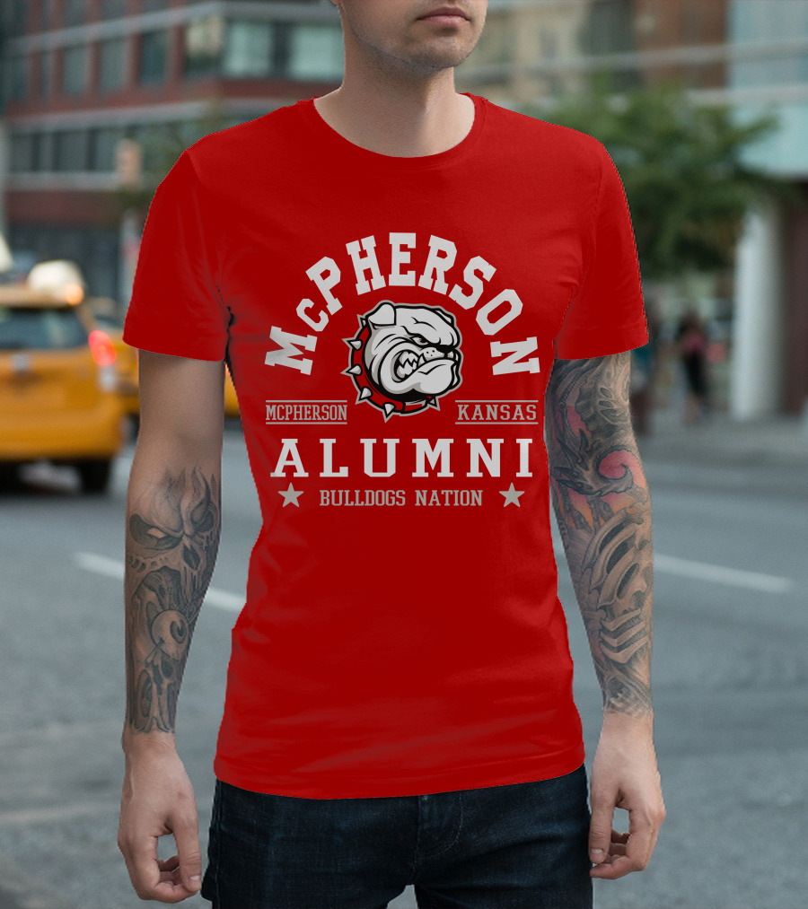 McPherson College Alumni Bulldogs Nation Kansas T-Shirt