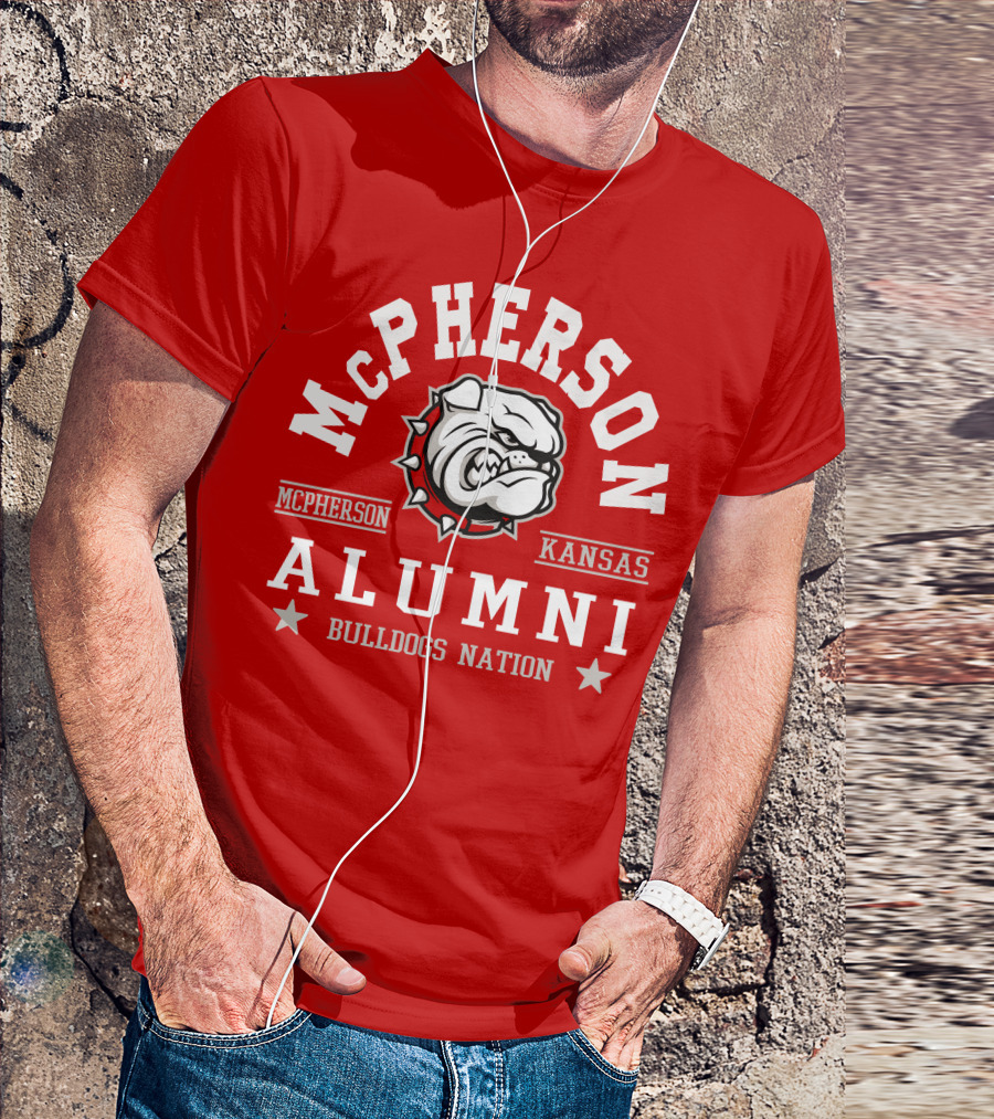 McPherson College Alumni Bulldogs Nation Kansas T-Shirt