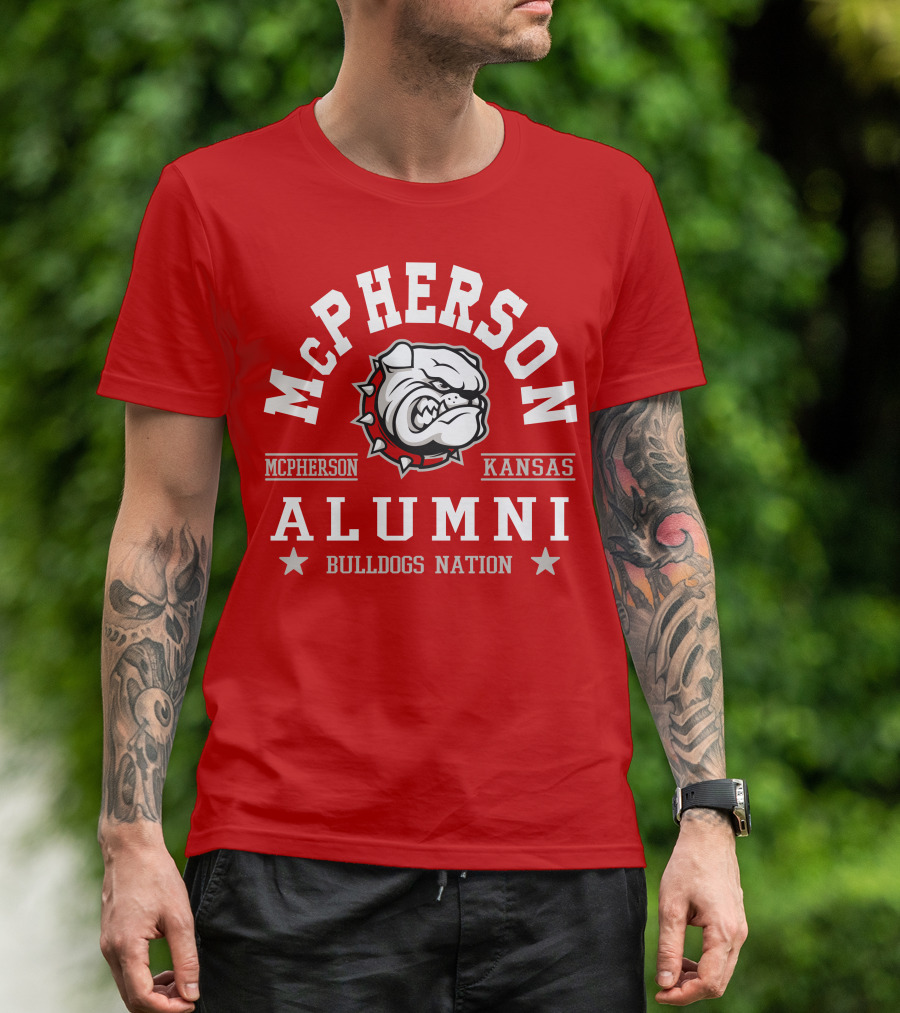 McPherson College Alumni Bulldogs Nation Kansas T-Shirt