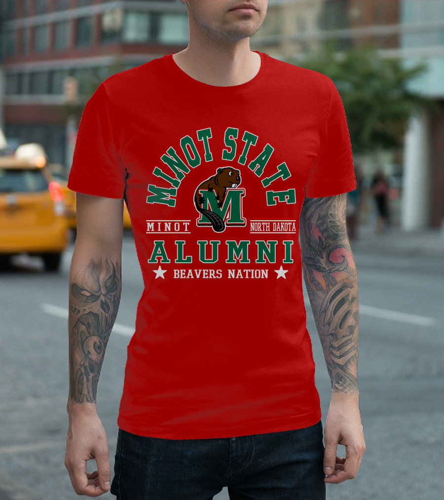 Minot State Alumni Beavers Nation North Dakota T-Shirt