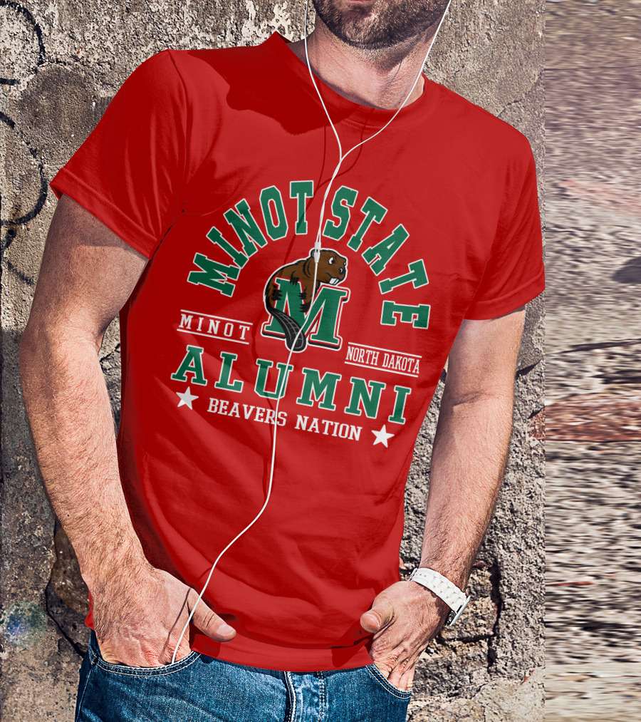 Minot State Alumni Beavers Nation North Dakota T-Shirt