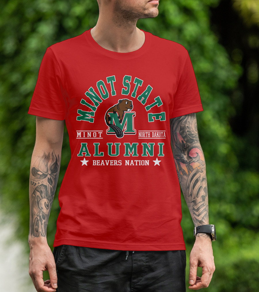 Minot State Alumni Beavers Nation North Dakota T-Shirt