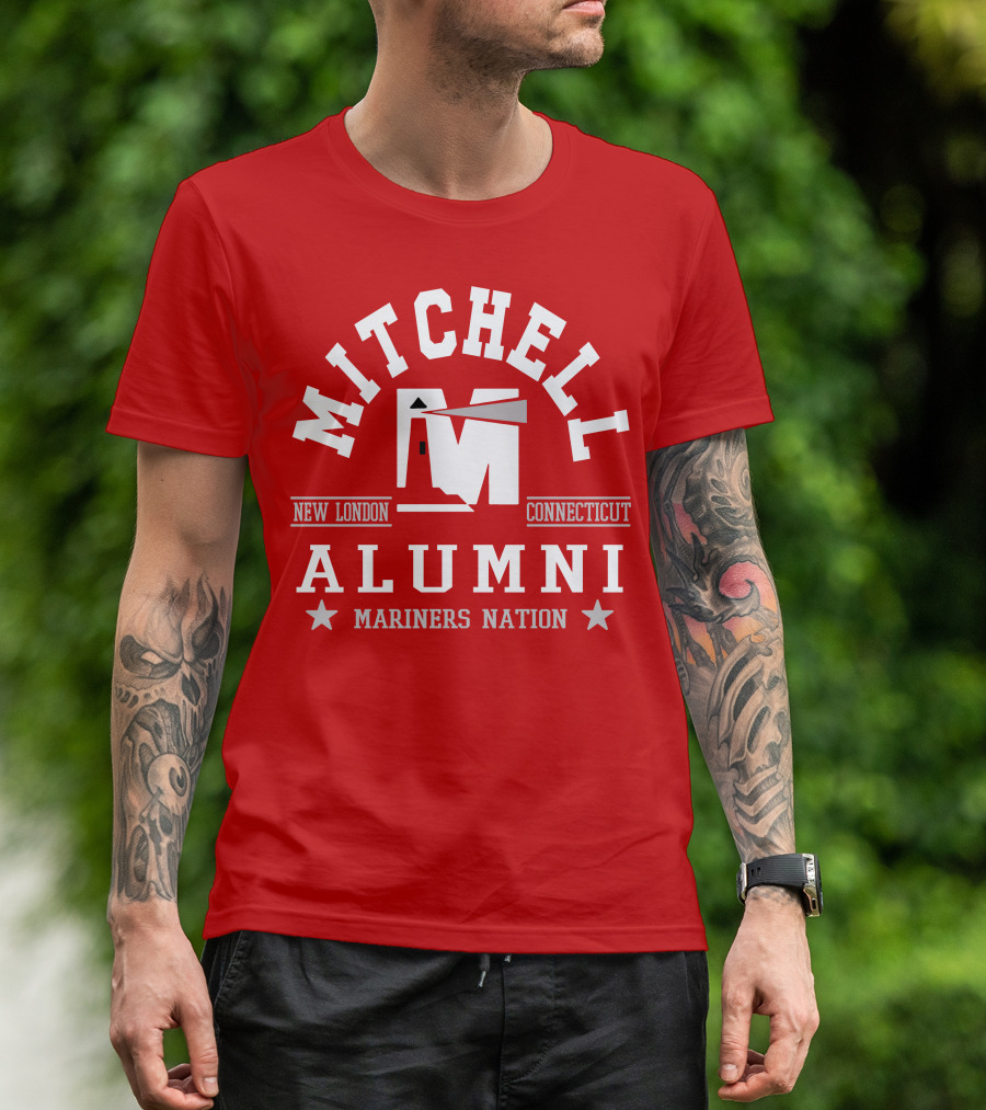 Mitchell College New London Connecticut Alumni Mariners Nation T-Shirt