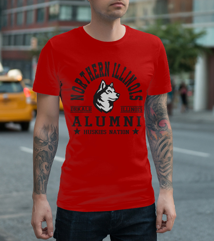 Northern Illinois Alumni DeKalb Huskies Nation T-Shirt