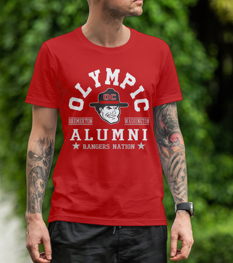Olympic College Alumni Rangers Nation Bremerton Washington OC T-Shirt