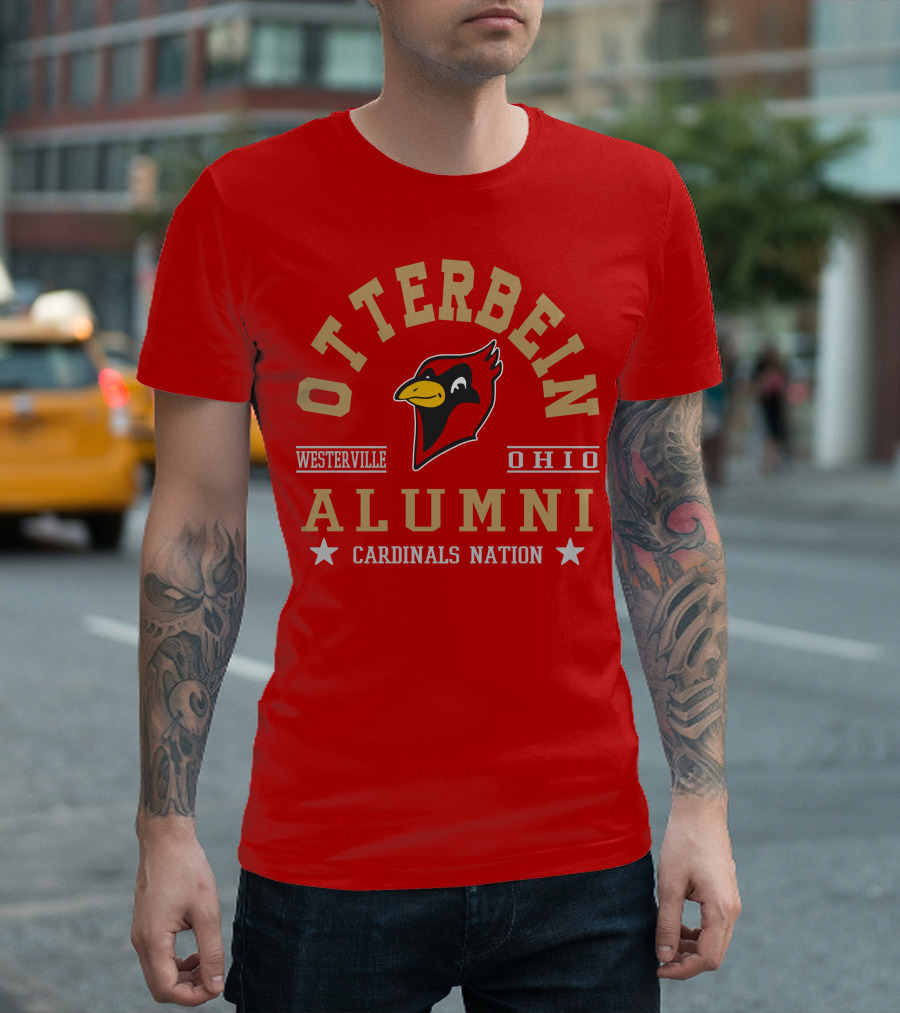 Otterbein Alumni Cardinals Nation Westerville Ohio T-Shirt