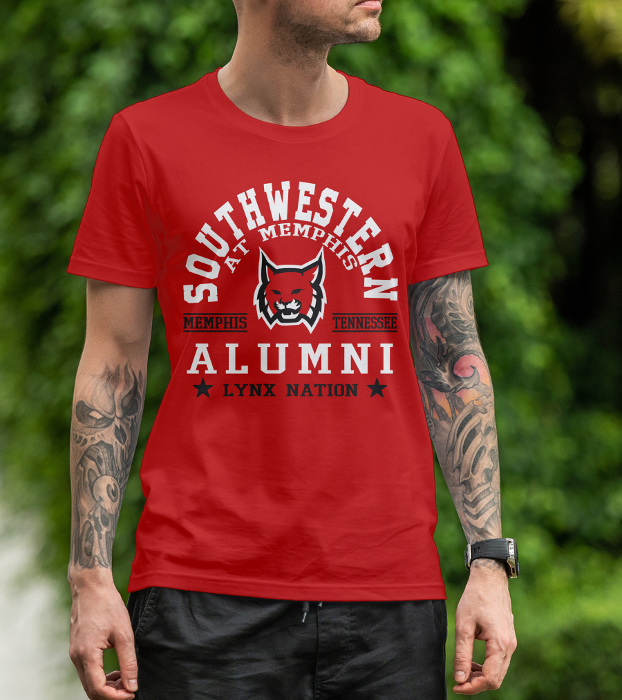 Southwestern At Memphis Alumni Lynx Nation Memphis Tennessee T-Shirt