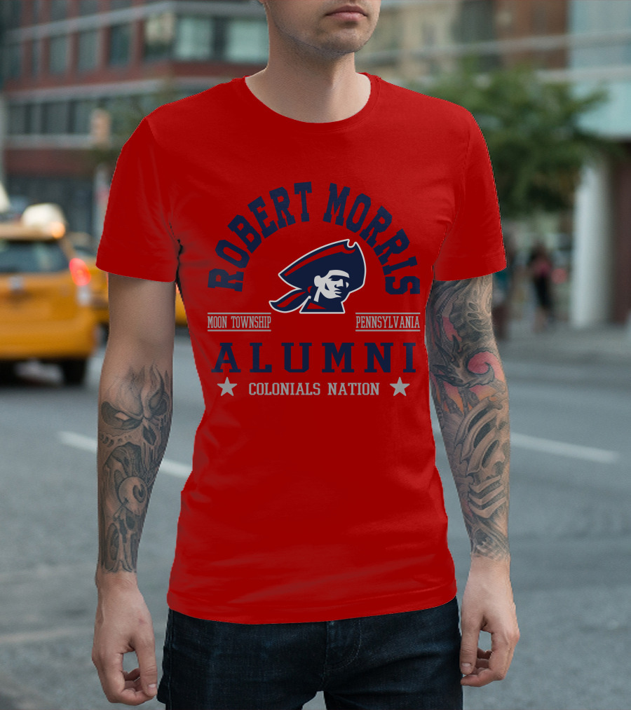 Robert Morris Alumni Moon Township Pennsylvania Colonials Nation T-Shirt