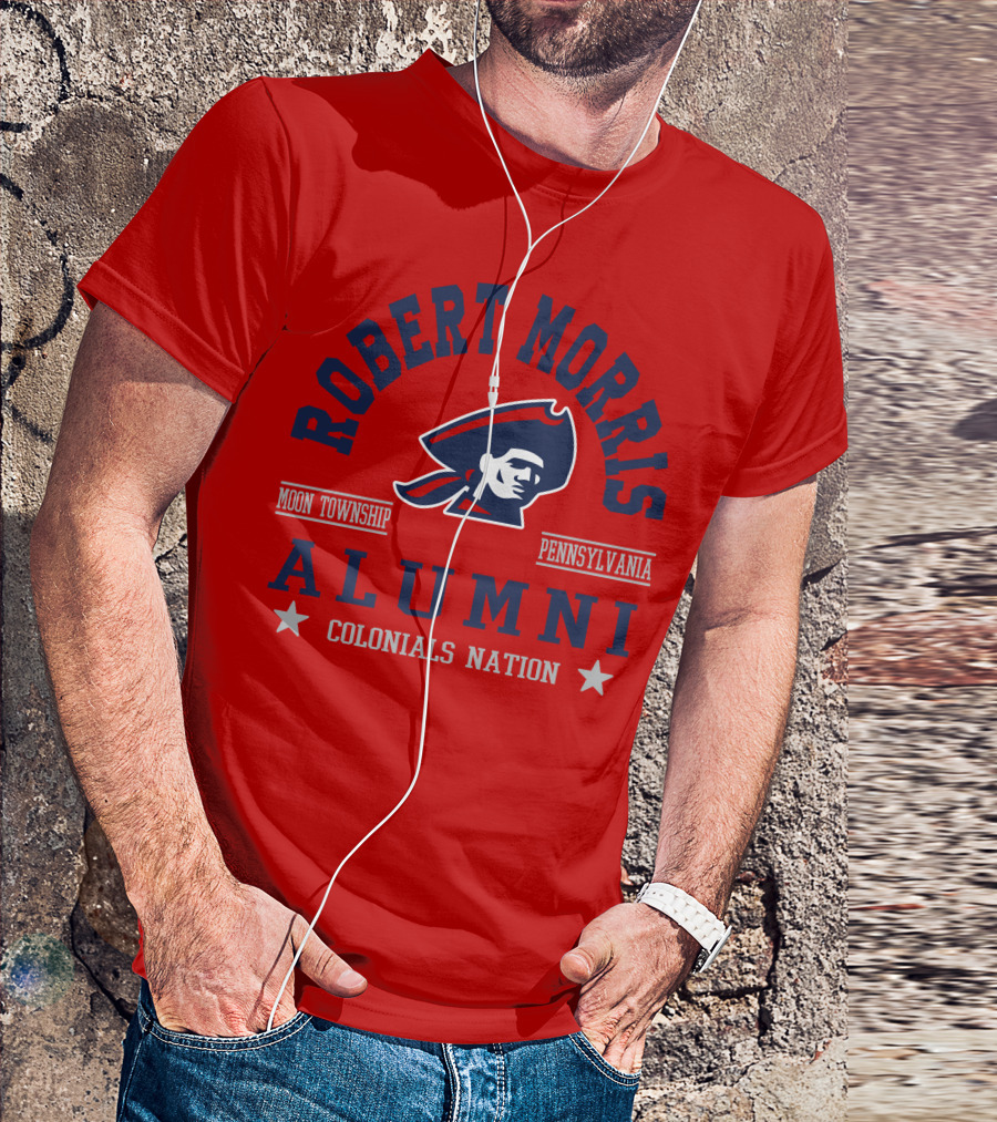 Robert Morris Alumni Moon Township Pennsylvania Colonials Nation T-Shirt
