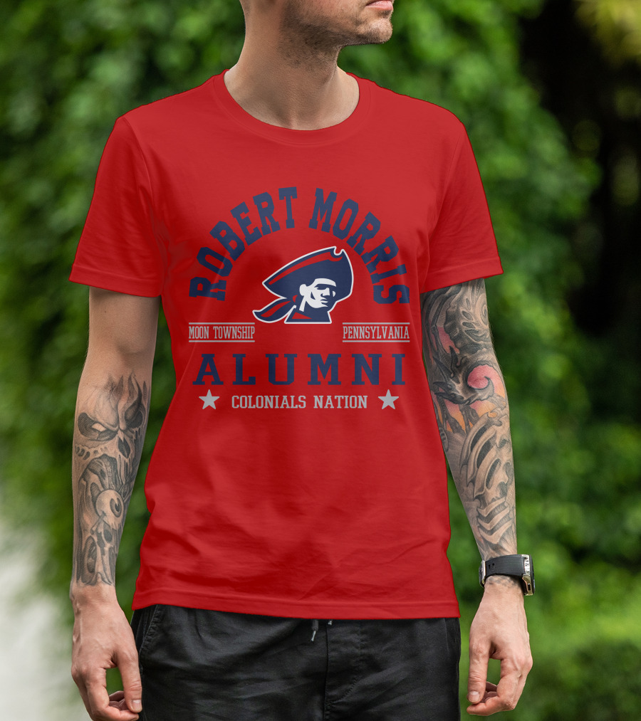 Robert Morris Alumni Moon Township Pennsylvania Colonials Nation T-Shirt