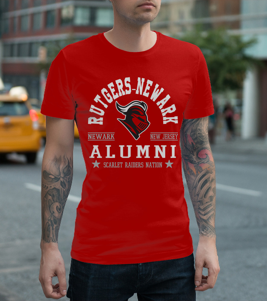 Rutgers-Newark Alumni Scarlet Raiders Nation Newark New Jersey T-Shirt