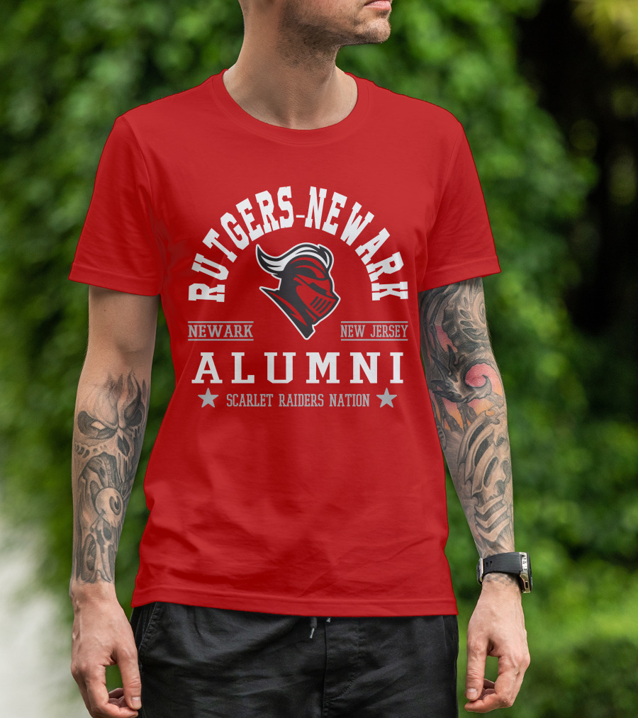 Rutgers-Newark Alumni Scarlet Raiders Nation Newark New Jersey T-Shirt