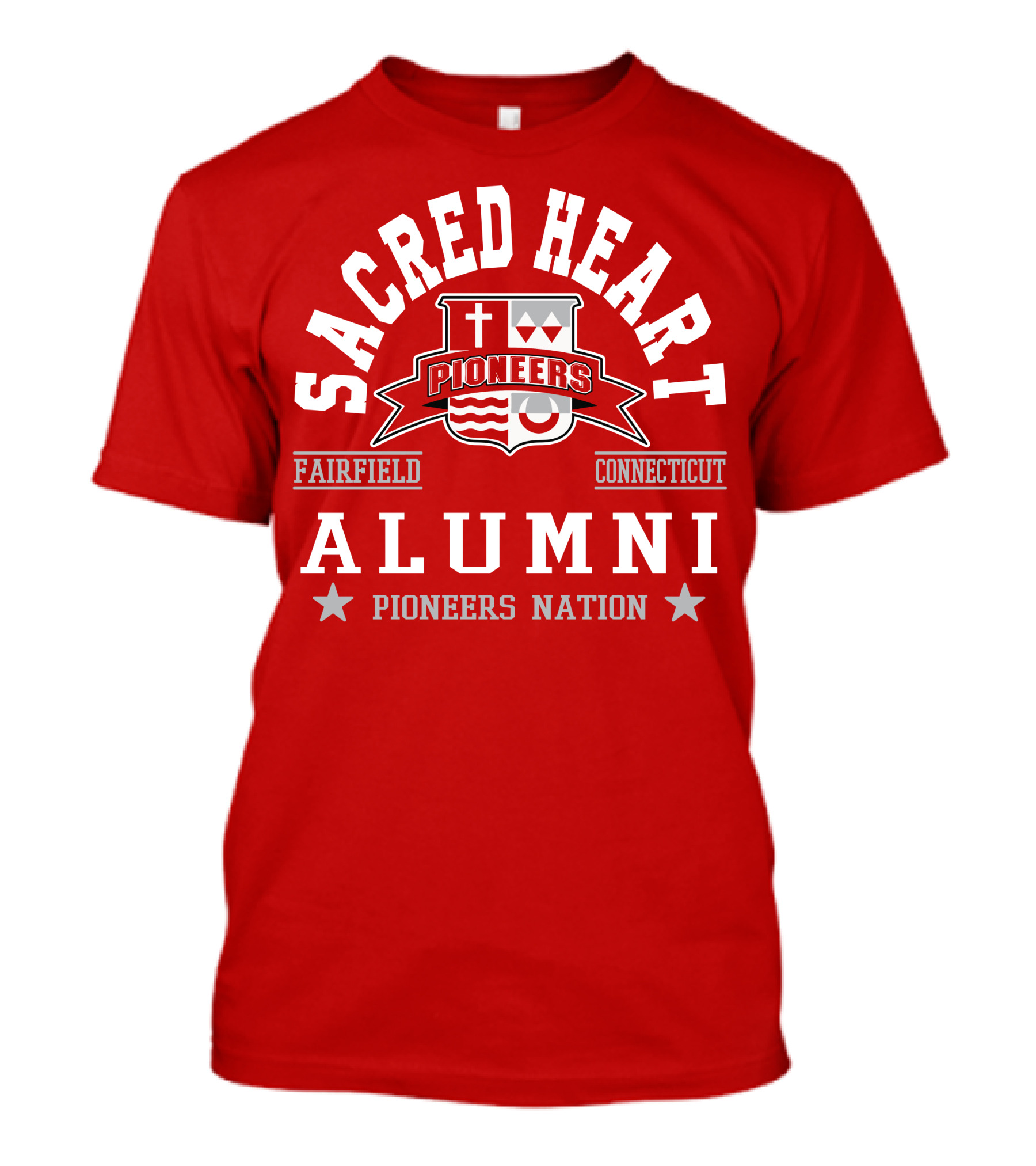 Sacred Heart University Fairfield Connecticut Alumni Pioneers Nation T-Shirt