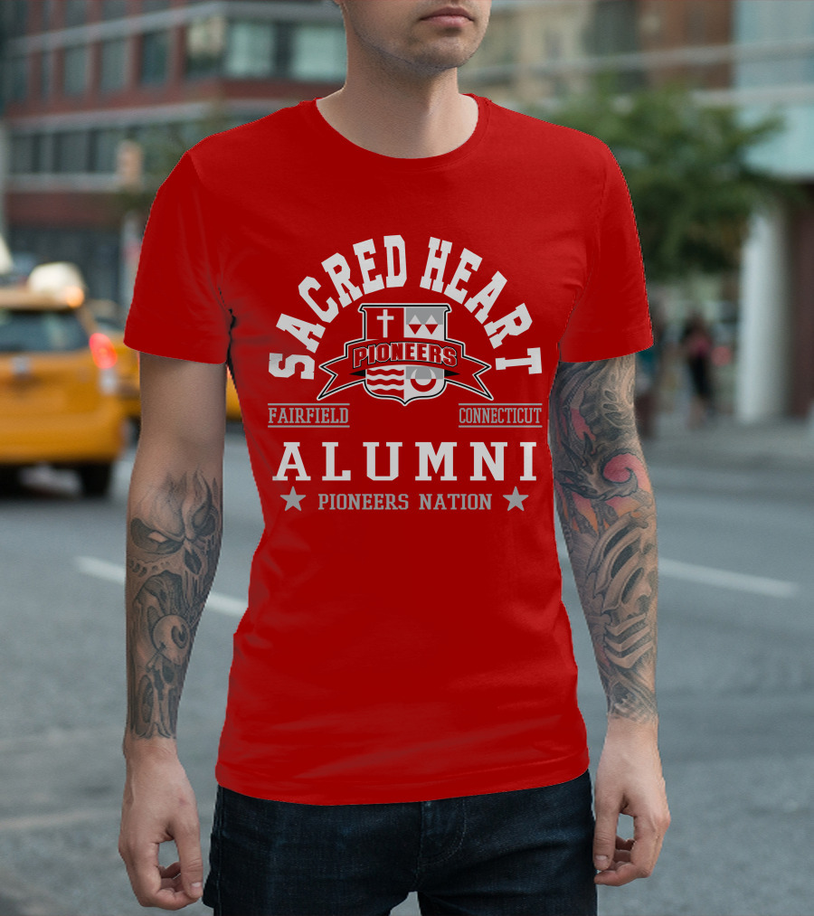 Sacred Heart University Fairfield Connecticut Alumni Pioneers Nation T-Shirt