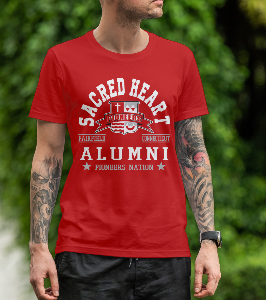 Sacred Heart University Fairfield Connecticut Alumni Pioneers Nation T-Shirt