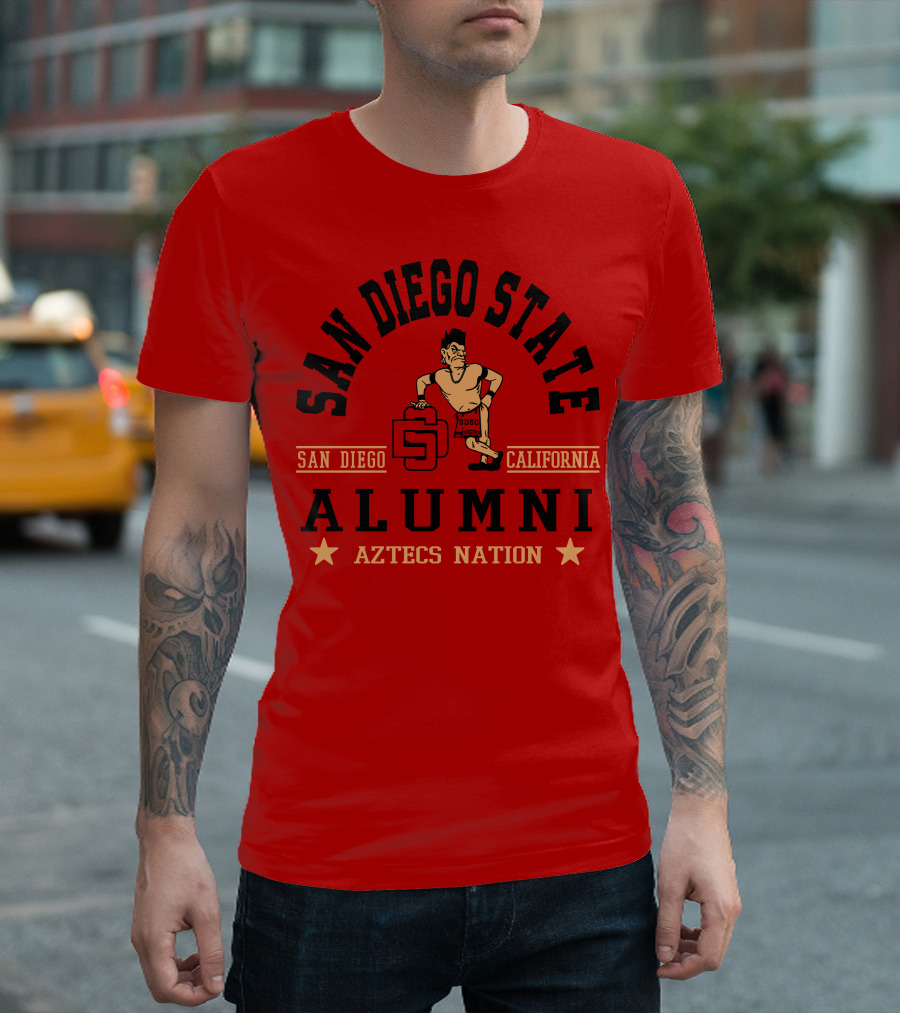 San Diego State Aztecs Alumni California Nation T-Shirt