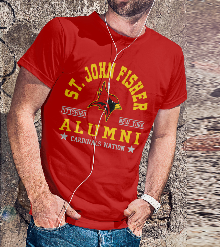 St John Fisher Cardinals Alumni Pittsford New York Nation T-Shirt