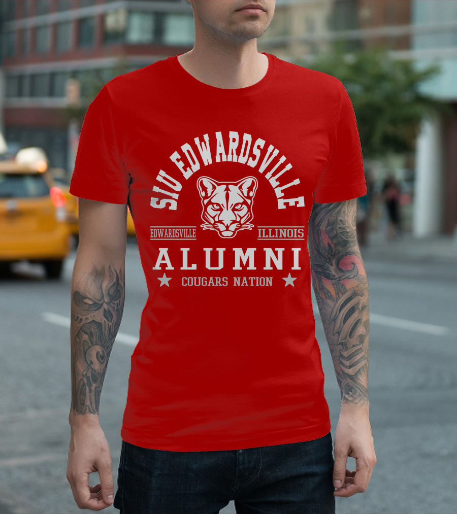 SIU Edwardsville Alumni Cougars Nation Edwardsville Illinois T-Shirt