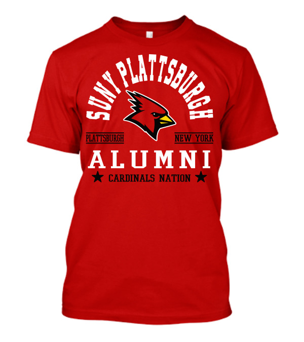 SUNY Plattsburgh New York Alumni Cardinals Nation T-Shirt
